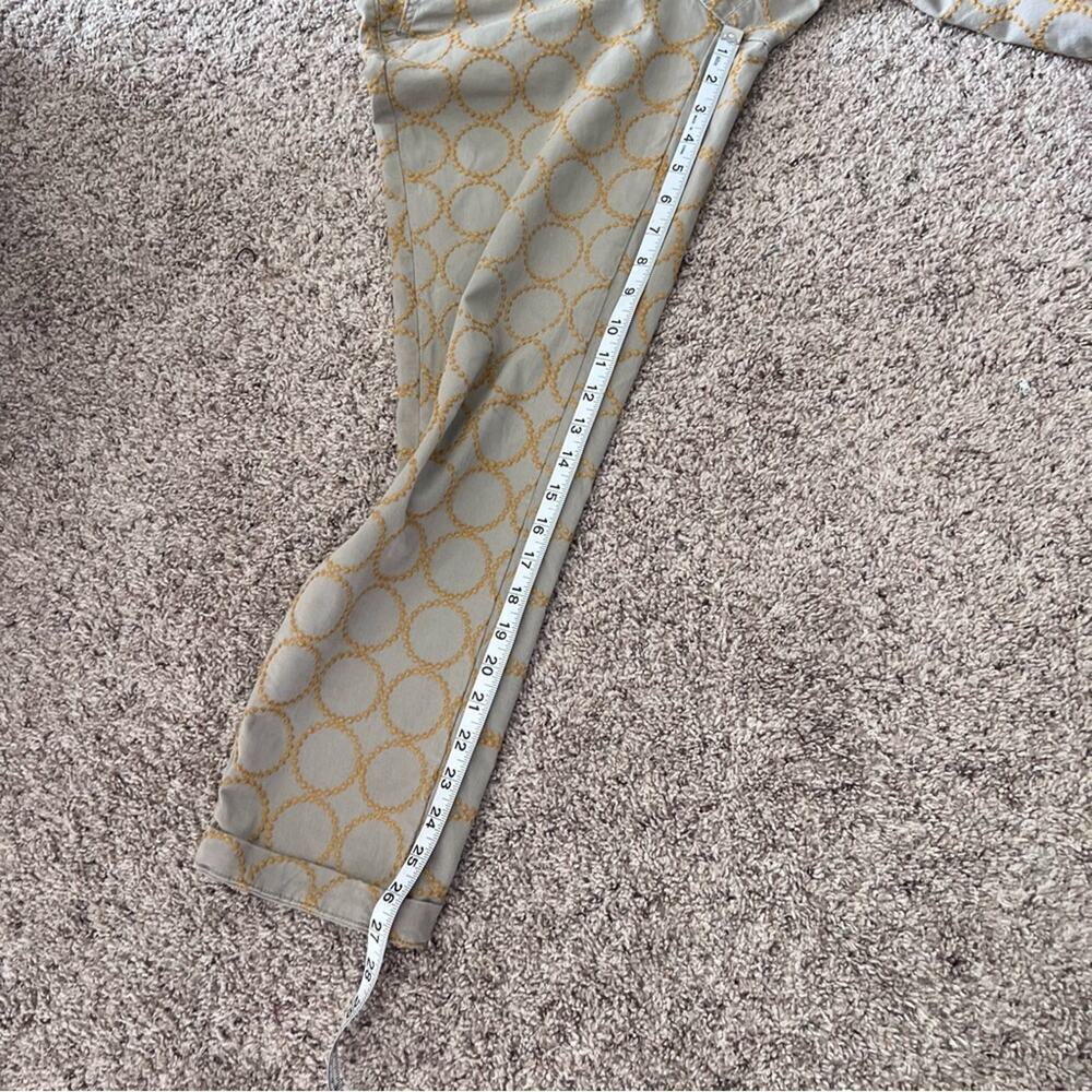 Chino by Anthropologie Relaxed‎ Circle-Embroidered Chino Pants Boho Retro - Picture 10 of 10